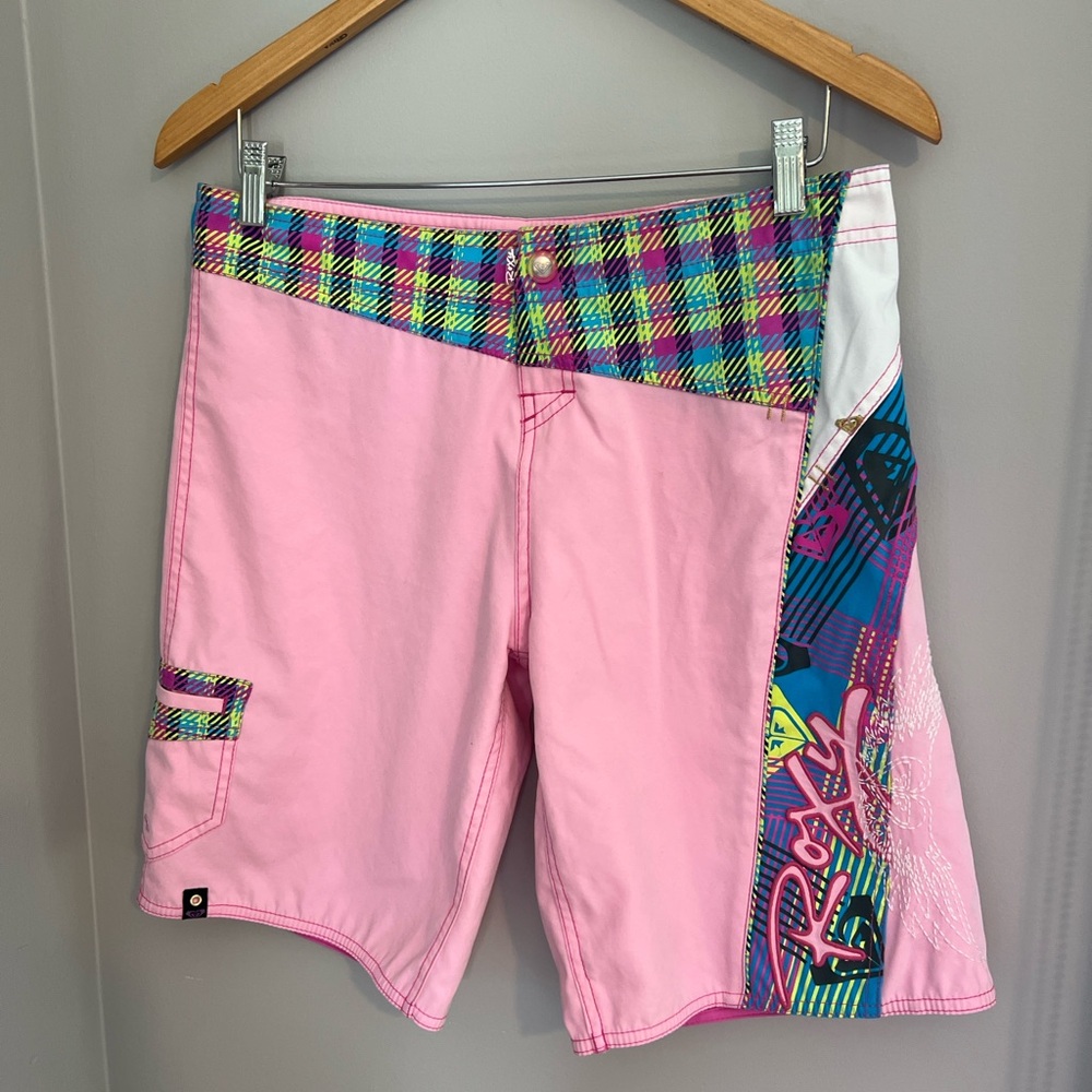 Roxy Vintage Pink Bermuda Shorts 8